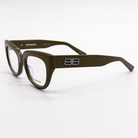 NEW BALENCIAGA BB0239O 004 BROWN CAT EYE WOMEN EYEGLASSES - Picture 6 of 9